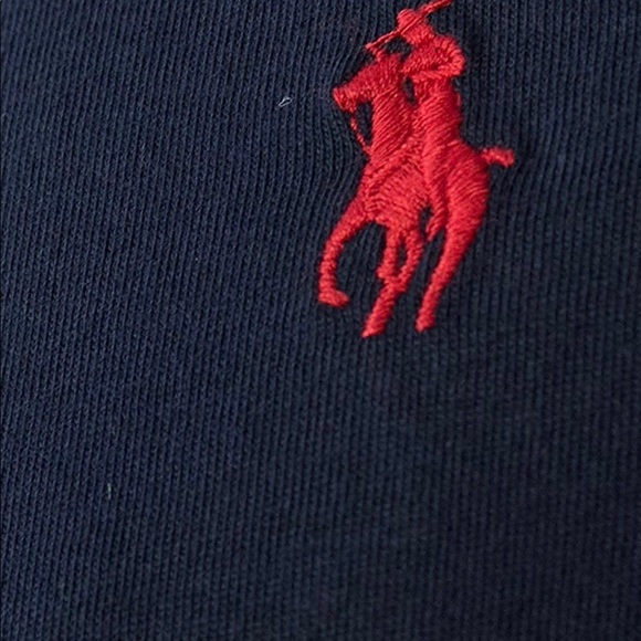 NWOT Polo RALPH LAUREN Custom Fit Jersey Crewneck Short-Sleeve Tee NAVY SZ SMALL - Picture 3 of 4